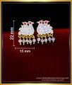 ERG1793 - Impon South Indian Jewellery Earrings Design for Women