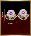 ERG1794 - Traditional Gold Design Stone Impon Stud Earrings Online 