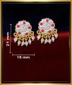 ERG1804 - Impon Stone Earrings South Indian Jewellery Online Shopping