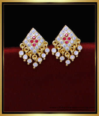 ERG1805 - New Model Daily Use South Indian Jewellery Earrings 