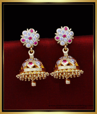 ERG1811 - Impon Daily Use South Indian Jimiki Design for Women
