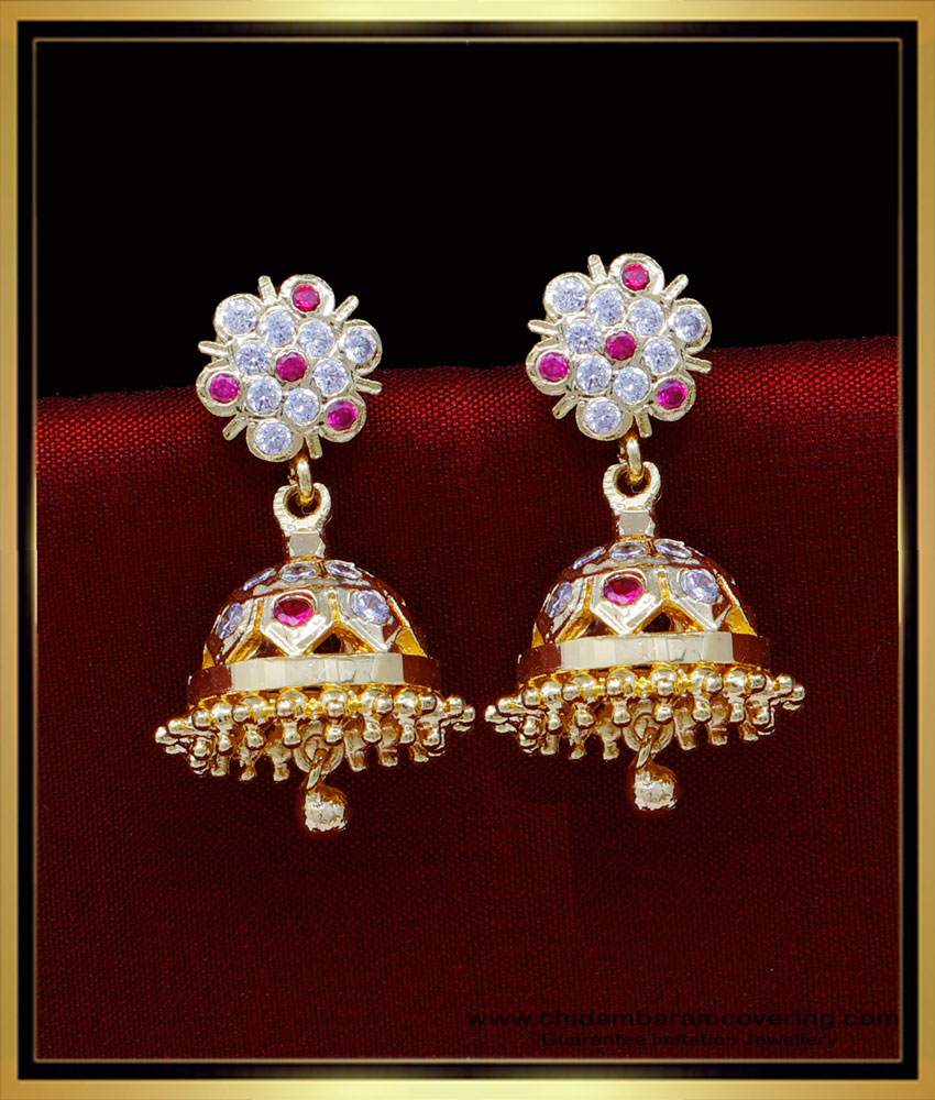 ERG1811 - Impon Daily Use South Indian Jimiki Design for Women
