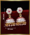 ERG1815 - Traditional Gold Jhumkas Designs Impon Jewellery Online
