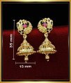 ERG1822 - Latest Peacock Design South Indian Jhumkas Online Shopping
