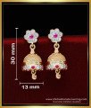ERG1837 - Impon Daily Wear Gold Earrings Designs Jimiki Online