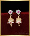 ERG1837 - Impon Daily Wear Gold Earrings Designs Jimiki Online