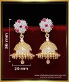 ERG1839 - Beautiful Gold Jhumka Earrings Impon 1gm Gold Plated Jewellery