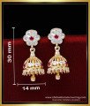 ERG1841 - Simple Small Impon Jhumkas Gold Plated Jewellery Online