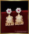 ERG1846 - New Model Impon Simple Gold Jimikki Kammal Designs 