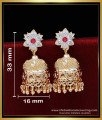 ERG1847 - South Indian Jewellery Impon Jhumkas Online Shopping India