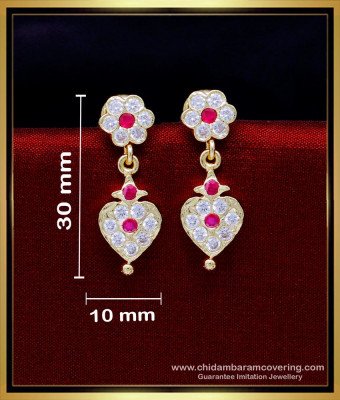 ERG1850 - 1gm Gold Plated Jewellery Impon Earrings Online Shopping