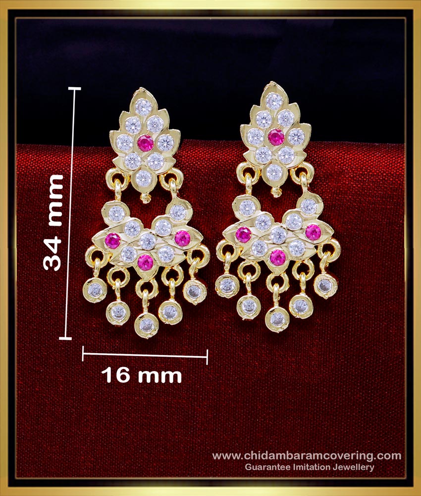 ERG1853 - Gold Design Impon 1 Gram Earrings Design Buy Online
