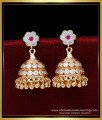 ERG1859 - Impon Stone Gold Jhumka New Design Jimikki Kammal