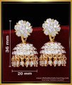 ERG1861 - Real Gold Look Impon Jhumka Gold Earrings Designs