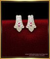 ERG1864 - Impon Jewellery Simple Daily Wear Gold Plated Earrings
