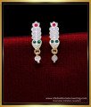 ERG1868 - First Quality Impon Daily Use Stud Earrings Gold Design