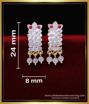 ERG1869 - Impon Stud Earrings Small Size Gold Plated Jewelry Online