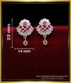 ERG1874 - New Flower Design Impon Stud Earrings for Women Fashion
