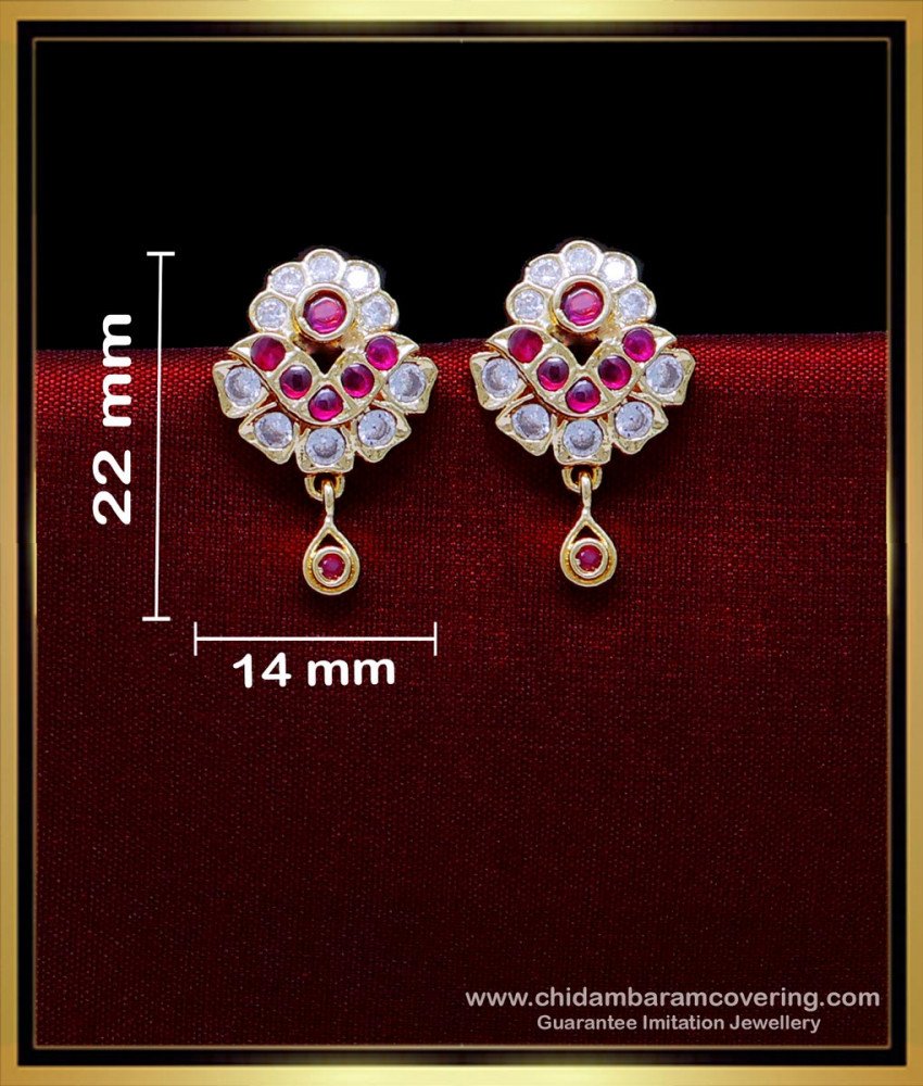 ERG1874 - New Flower Design Impon Stud Earrings for Women Fashion