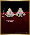 ERG1876 - Traditional Gold Design Lakshmi Earrings for Women