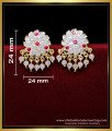 ERG1878 - South Indian Jewellery Impon Women Gold Plated Earrings