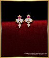 ERG1912 - Impon Daily Use Small 1 Gram Gold Earrings for Baby Girl