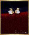 ERG1883 - Cute Duck Design Gold Plated Earrings Kids Jewellery Online