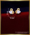 ERG1883 - Cute Duck Design Gold Plated Earrings Kids Jewellery Online