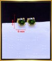 ERG1885 - Gold Plated Jewellery Single Stone Earrings Online