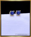 ERG1887 - Single Stone Gold Earrings Designs Stud for Baby Girl