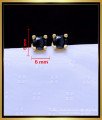 ERG1888 - Elegant Single Stone 1 Gram Gold Earrings for Baby Girl
