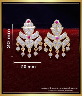 ERG1919 - Latest Impon Earrings Daily Use Collections for Women