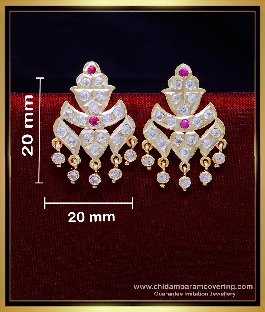 ERG1919 - Latest Impon Earrings Daily Use Collections for Women