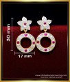 ERG1923 - Stylish Daily Wear Gold Earrings Design Impon Kammal