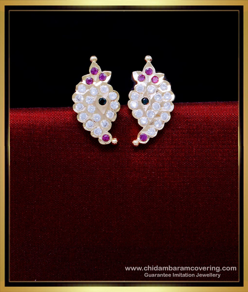 ERG1925 - Elegant Mango Model Impon Tops 1 Gram Gold Earrings