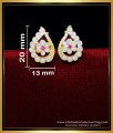 ERG1929 - First Quality Ad Stone Impon Earrings Online Shopping
