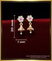 ERG1931 - Cute Kids Impon Stone Small Jhumka Earrings Gold Design