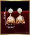 ERG1943 - First Quality Impon Jewellery Jhumka Earrings Models