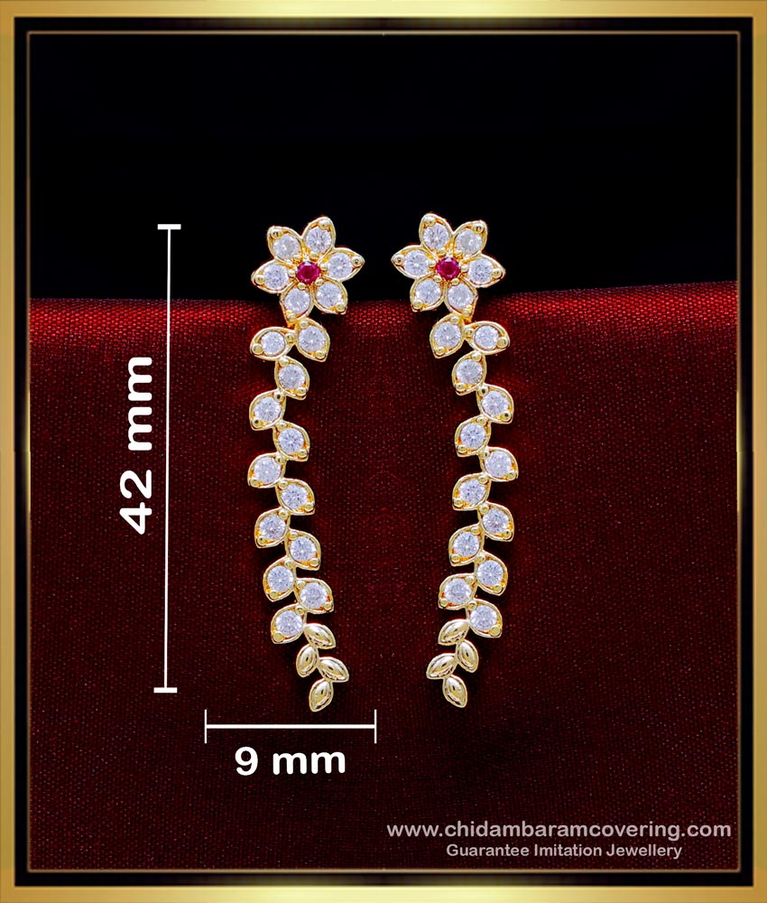 ERG1945 - Elegant Without Piercing Impon Stud Earrings for Girls