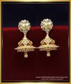 ERG1953 - New Traditional Gold Jhumka Design Buy Online in India