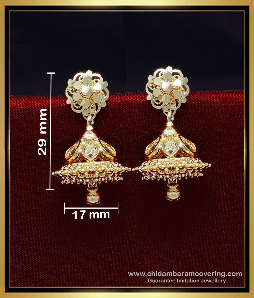ERG1953 - New Traditional Gold Jhumka Design Buy Online in India
