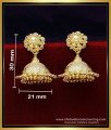 ERG1955 - Bridal Wear Jhumka Earrings Gold Designs for Women