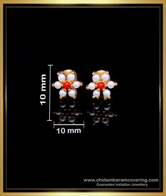 ERG1965 - Gold Plated Jewellery Beads Flower Earring for Women