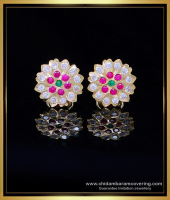 ERG1997 - Attractive Flower Design impon earrings online shopping