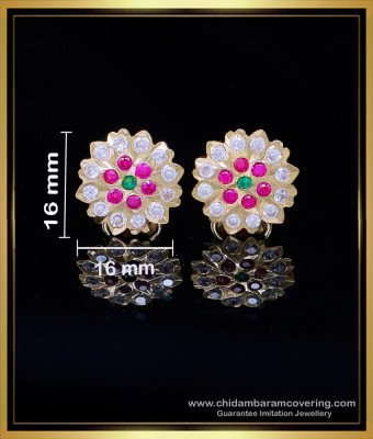 ERG1997 - Attractive Flower Design impon earrings online shopping