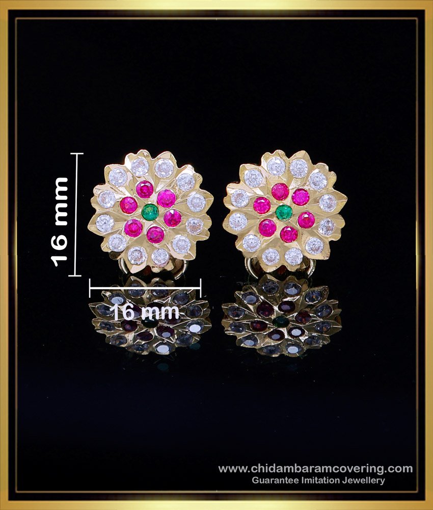 ERG1997 - Attractive Flower Design impon earrings online shopping