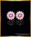ERG1999 – Beautiful Impon Stone Gold Plated Earrings Daily Use