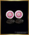 ERG2001 - Impon Stone New Design Gold Earrings for Daily Use