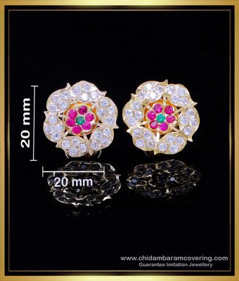 ERG2011 - New Model Ear Stud Design Gold Pattern Impon Earrings