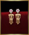 ERG2024 - Traditional Gold Design Gold Plated Earrings for Women